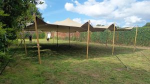 Tente nomade pour mariage près de quimper, finistère